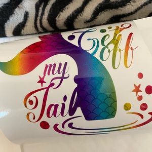 Get off my tail decal